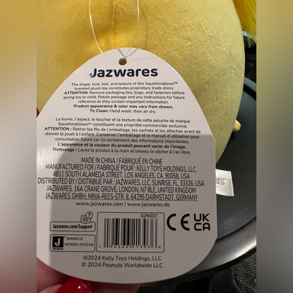 Woodstock - NWT - Peanuts - Squishmallow - Yellow - Squishy Soft - Picture 6 of 9